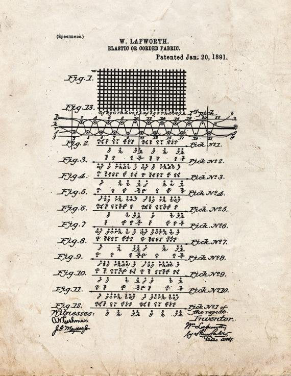 Patent Blueprint 3757 1 12 A4 Photo Print