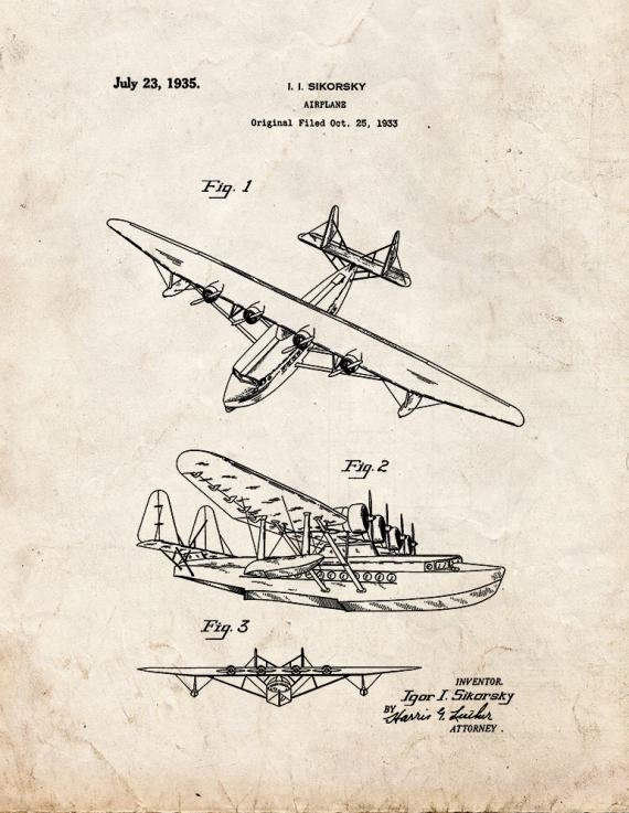 Patent Blueprint 3759 1 12 A4 Photo Print