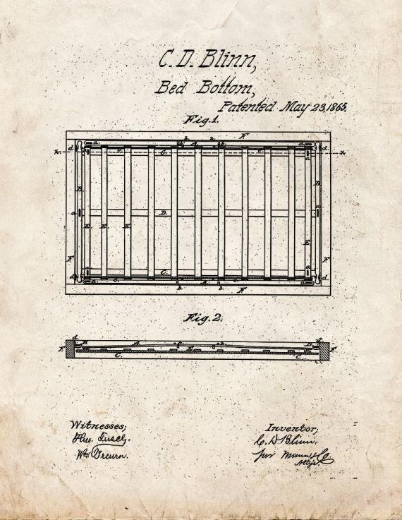 Patent Blueprint 3760 1 12 A4 Photo Print