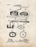 Patent Blueprint 3764 1 12 A4 Photo Print