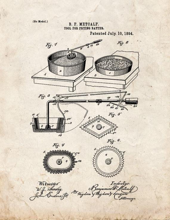 Patent Blueprint 3764 1 12 A4 Photo Print