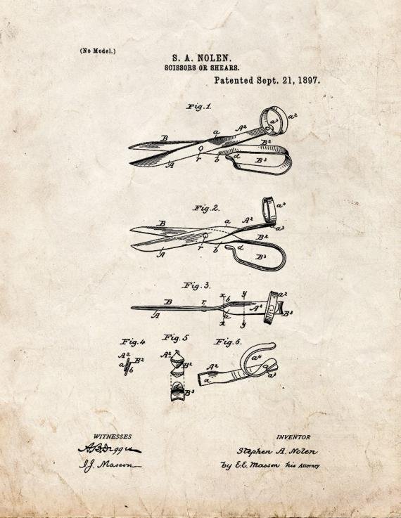Patent Blueprint 3766 1 12 A4 Photo Print