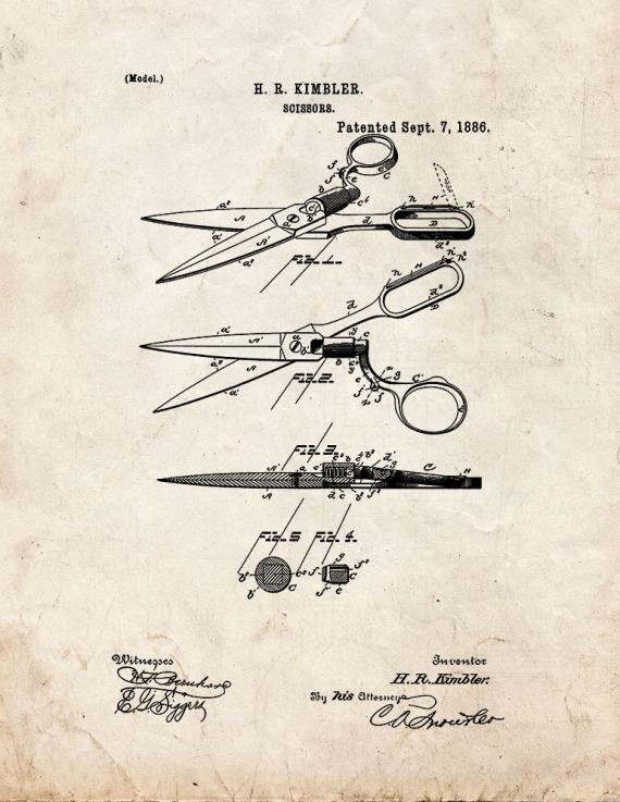 Patent Blueprint 3767 1 12 A4 Photo Print