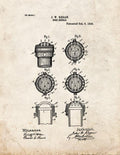 Patent Blueprint 3775 1 12 A4 Photo Print