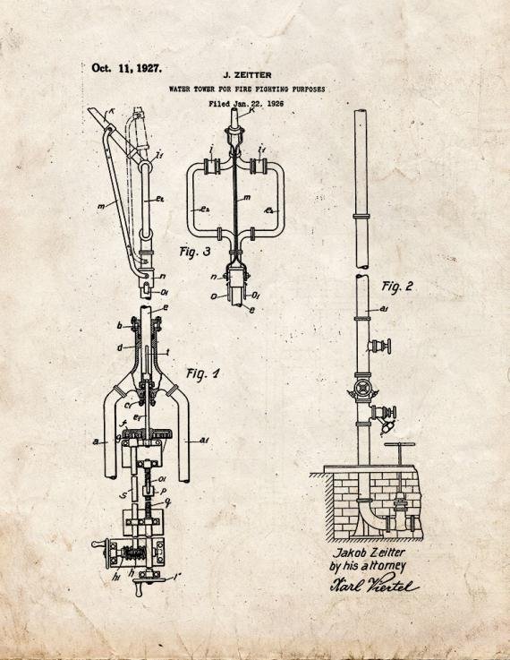 Patent Blueprint 3777 1 12 A4 Photo Print