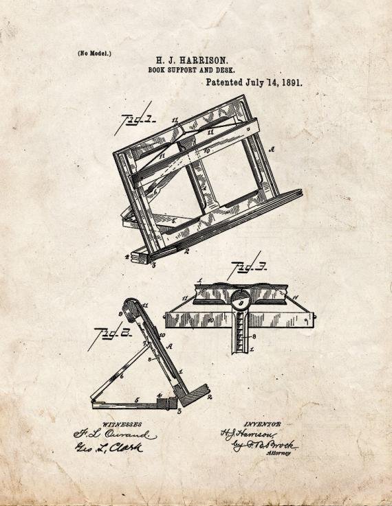 Patent Blueprint 3780 1 12 A4 Photo Print