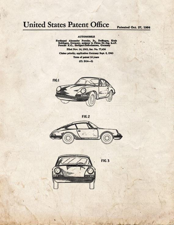 Patent Blueprint 380 1 12 A4 Photo Print