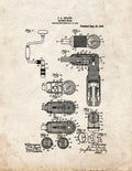 Patent Blueprint 3806 1 12 A4 Photo Print