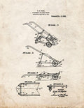 Patent Blueprint 3809 1 12 A4 Photo Print