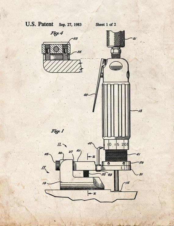 Patent Blueprint 3814 2 12 A4 Photo Print