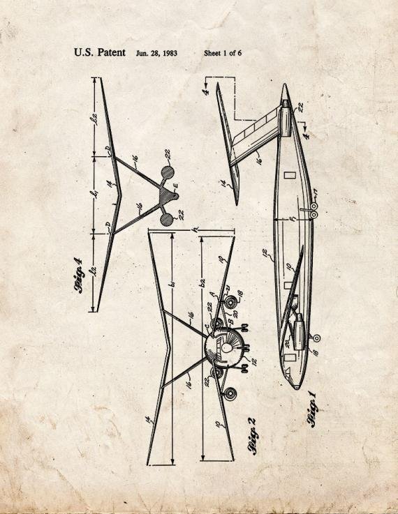 Patent Blueprint 3817 2 12 A4 Photo Print