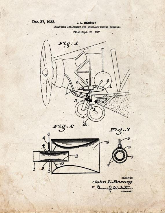 Patent Blueprint 3818 1 12 A4 Photo Print