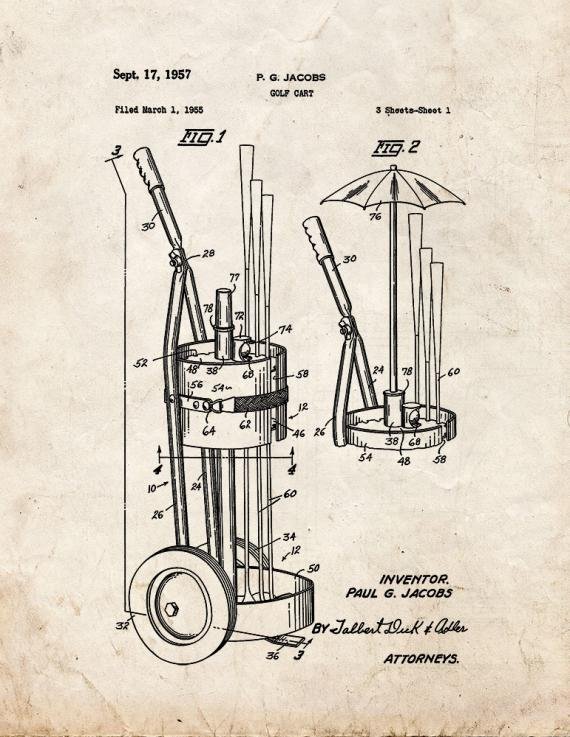 Patent Blueprint 3826 1 12 A4 Photo Print