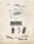 Patent Blueprint 3827 1 12 A4 Photo Print
