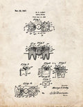 Patent Blueprint 3833 1 12 A4 Photo Print