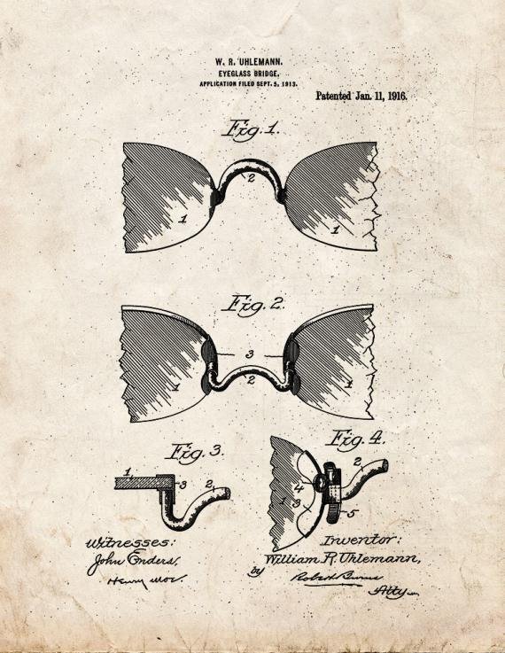 Patent Blueprint 3836 1 12 A4 Photo Print