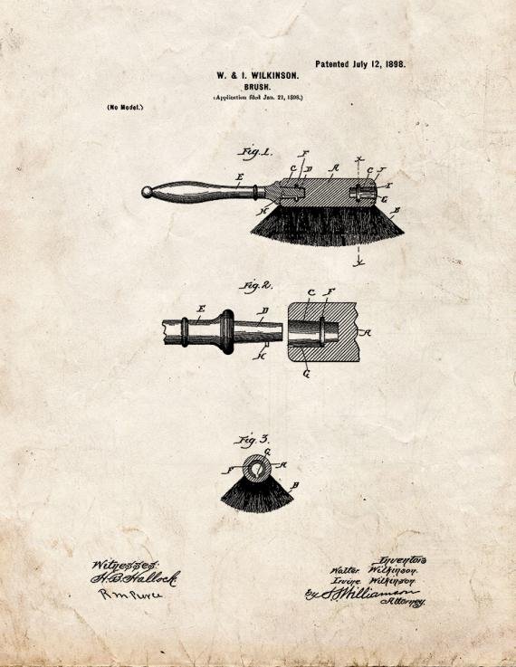 Patent Blueprint 3840 1 12 A4 Photo Print