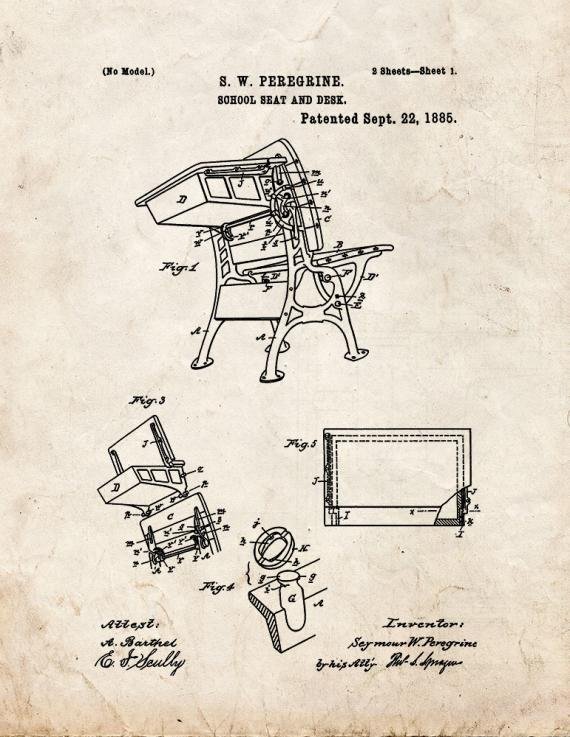 Patent Blueprint 3846 1 12 A4 Photo Print