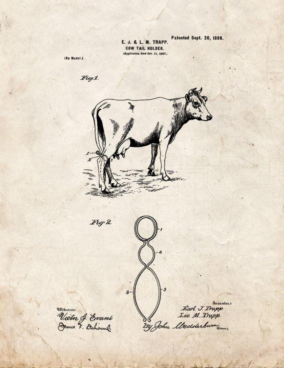 Patent Blueprint 3851 1 12 A4 Photo Print