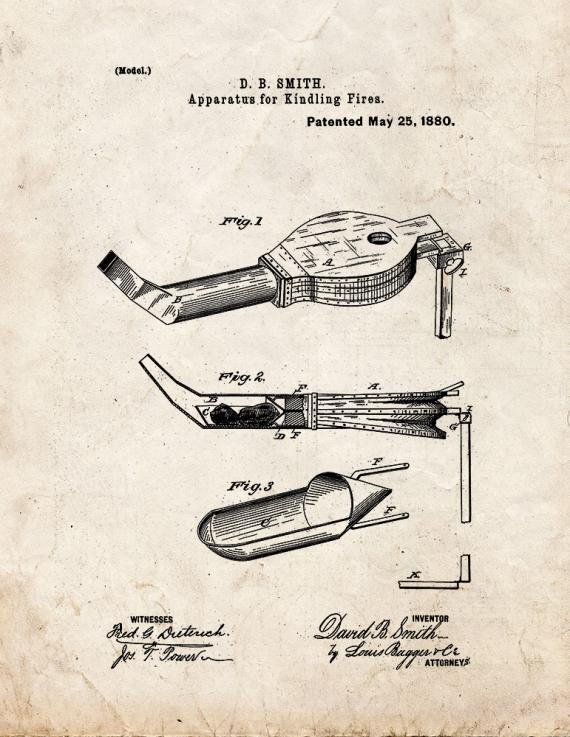 Patent Blueprint 3855 1 12 A4 Photo Print