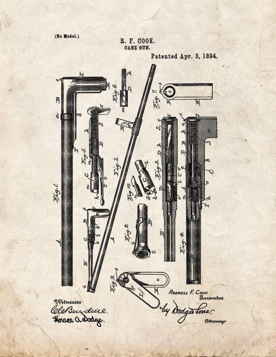 Patent Blueprint 3856 1 12 A4 Photo Print