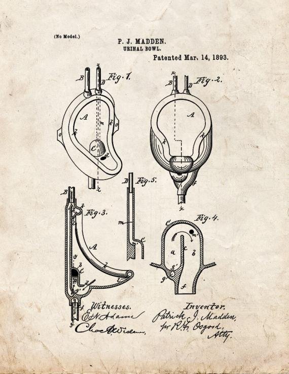Patent Blueprint 3858 1 12 A4 Photo Print
