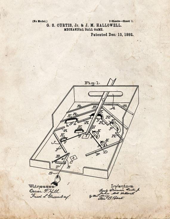 Patent Blueprint 3862 1 12 A4 Photo Print