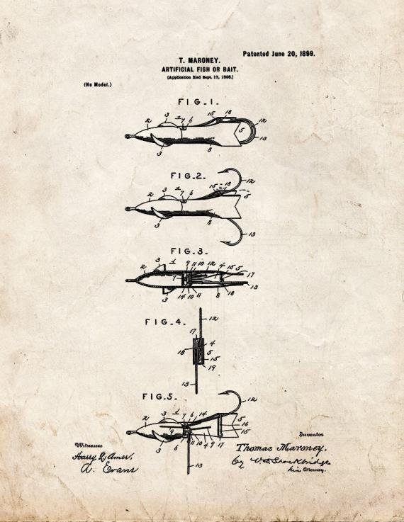 Patent Blueprint 3865 1 12 A4 Photo Print