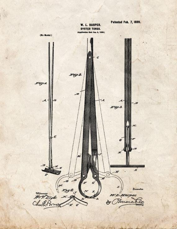 Patent Blueprint 3866 1 12 A4 Photo Print