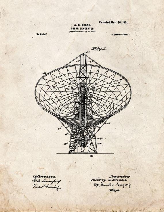 Patent Blueprint 3874 1 12 A4 Photo Print