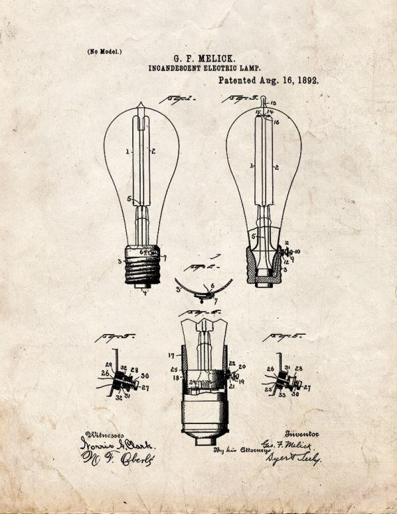 Patent Blueprint 3875 1 12 A4 Photo Print