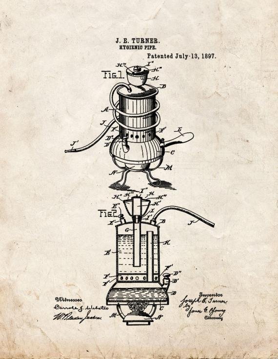 Patent Blueprint 3878 1 12 A4 Photo Print