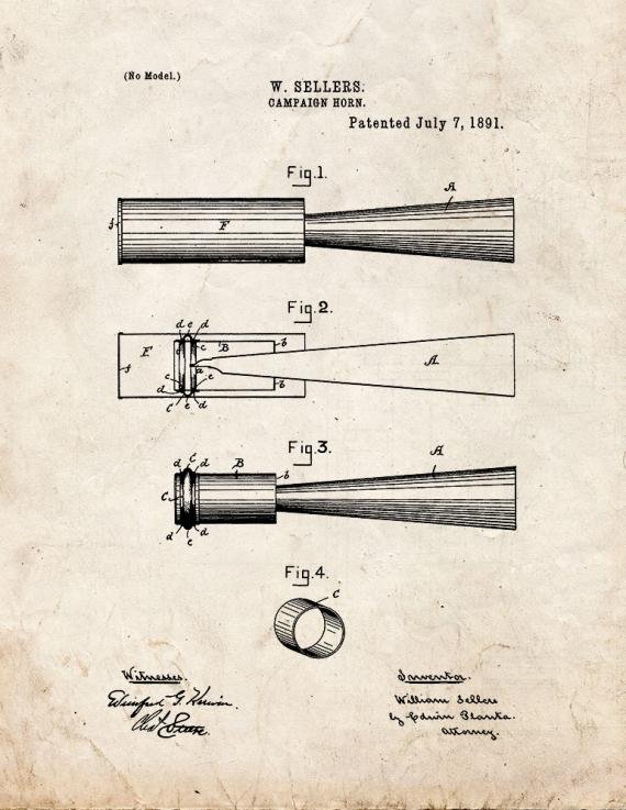 Patent Blueprint 3887 1 12 A4 Photo Print