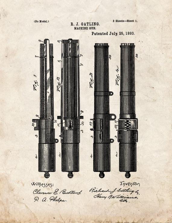 Patent Blueprint 3891 1 12 A4 Photo Print