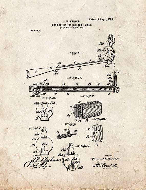 Patent Blueprint 3897 1 12 A4 Photo Print