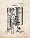 Patent Blueprint 3898 1 12 A4 Photo Print