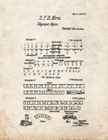 Patent Blueprint 390 1 12 A4 Photo Print