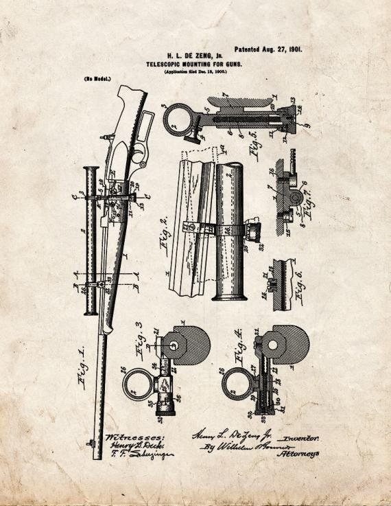 Patent Blueprint 3901 1 12 A4 Photo Print