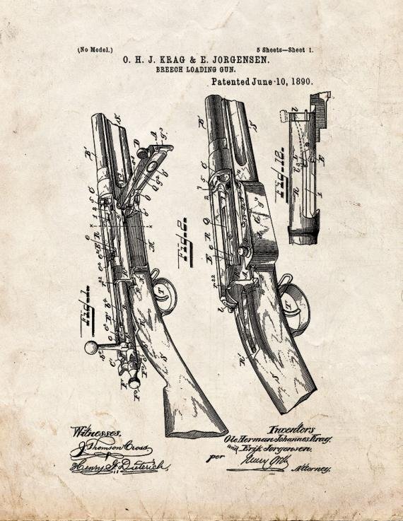 Patent Blueprint 3905 1 12 A4 Photo Print