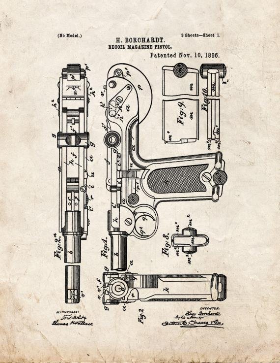 Patent Blueprint 3909 1 12 A4 Photo Print