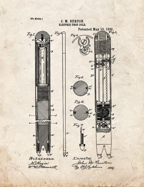 Patent Blueprint 3913 1 12 A4 Photo Print