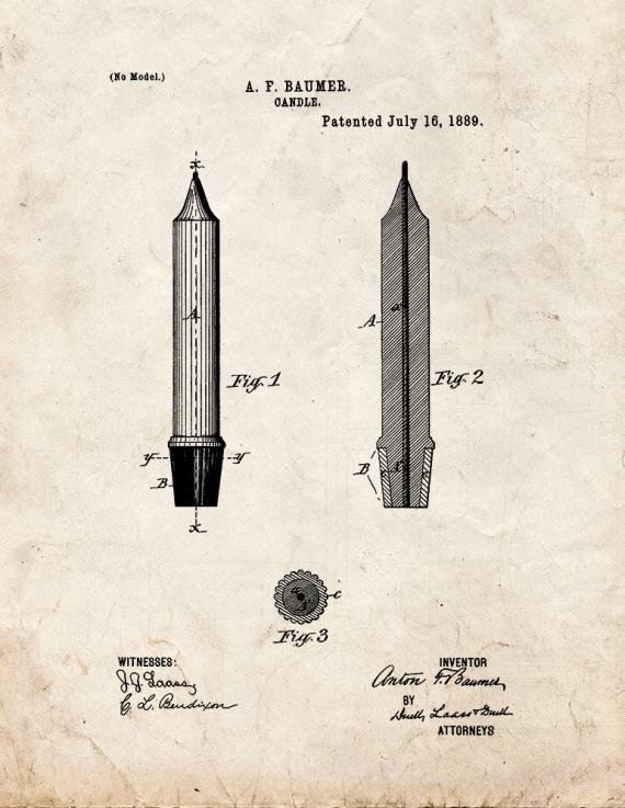Patent Blueprint 3917 1 12 A4 Photo Print