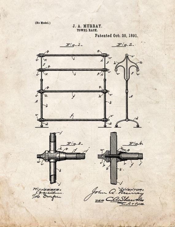 Patent Blueprint 3924 1 12 A4 Photo Print