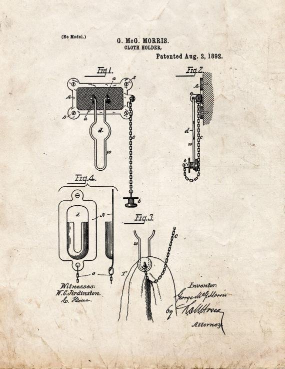 Patent Blueprint 3926 1 12 A4 Photo Print