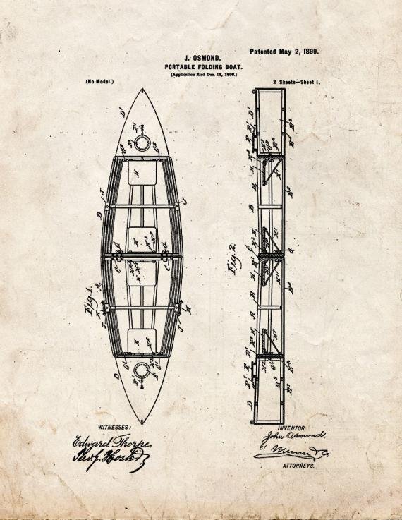 Patent Blueprint 3933 1 12 A4 Photo Print