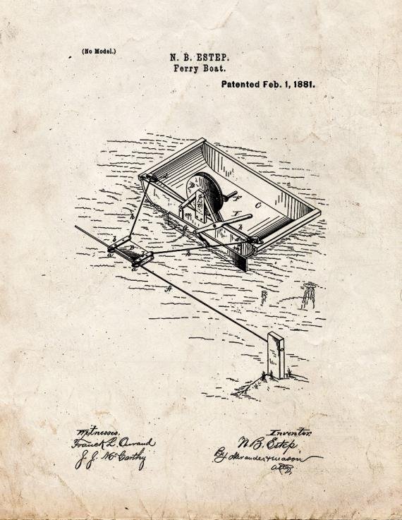 Patent Blueprint 3934 1 12 A4 Photo Print