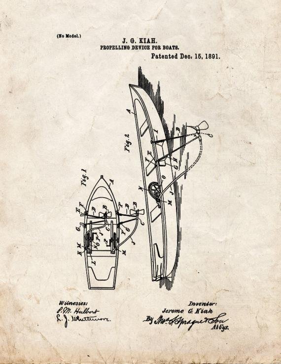 Patent Blueprint 3935 1 12 A4 Photo Print