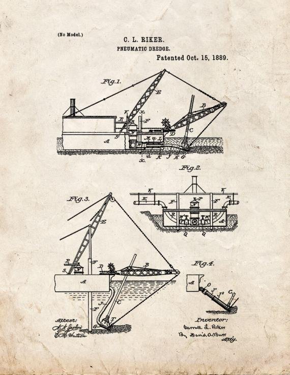 Patent Blueprint 3936 1 12 A4 Photo Print