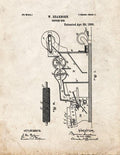 Patent Blueprint 3939 1 12 A4 Photo Print