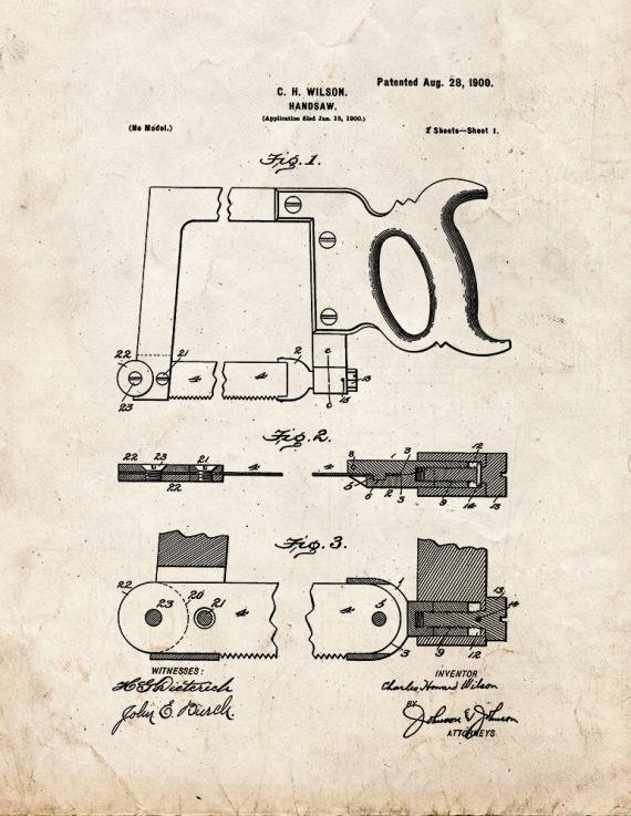 Patent Blueprint 3944 1 12 A4 Photo Print